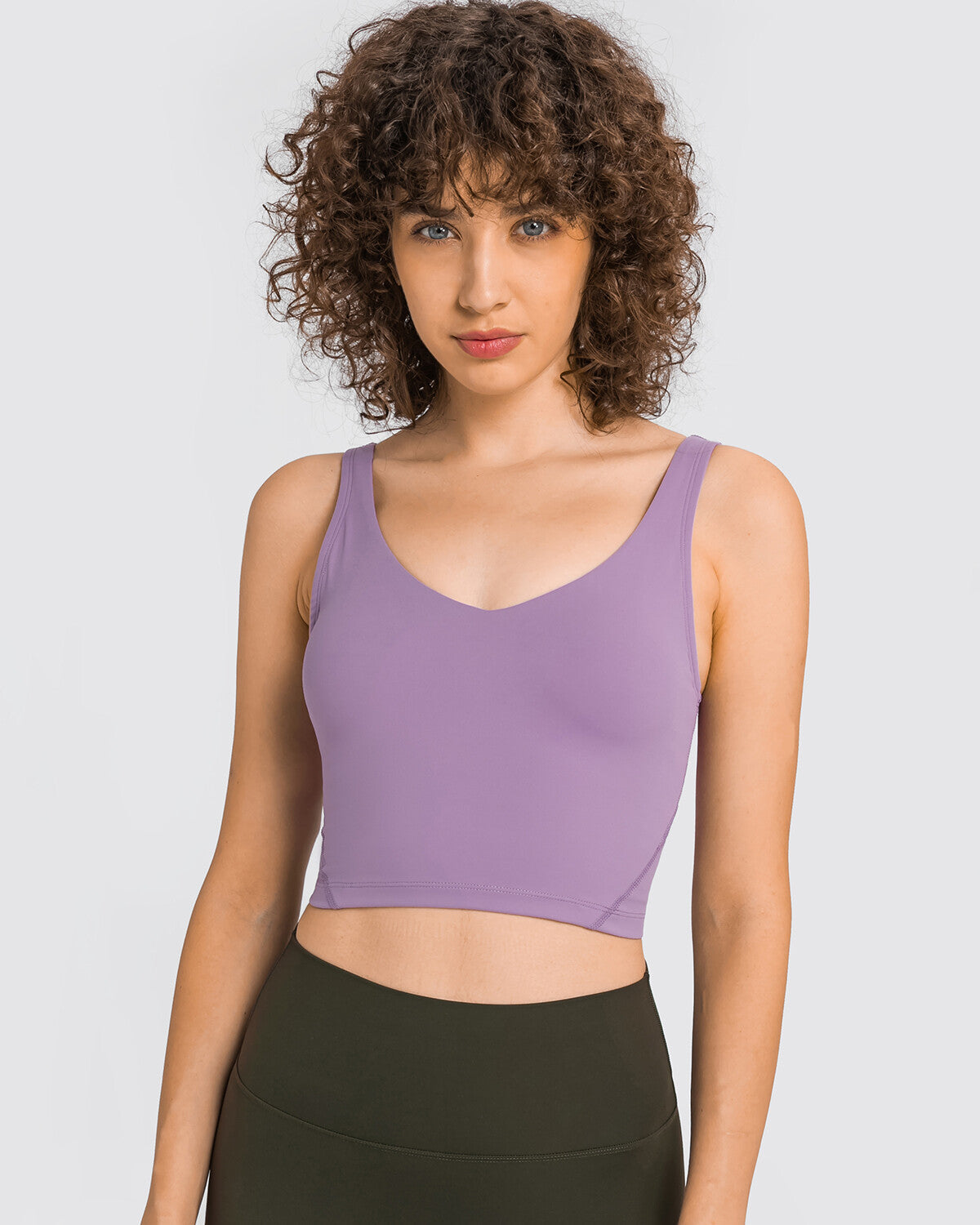 Zinnie Crop Top - Purple