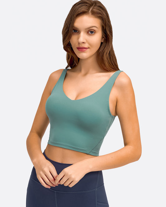 Zinnie Crop Top - Sage Green