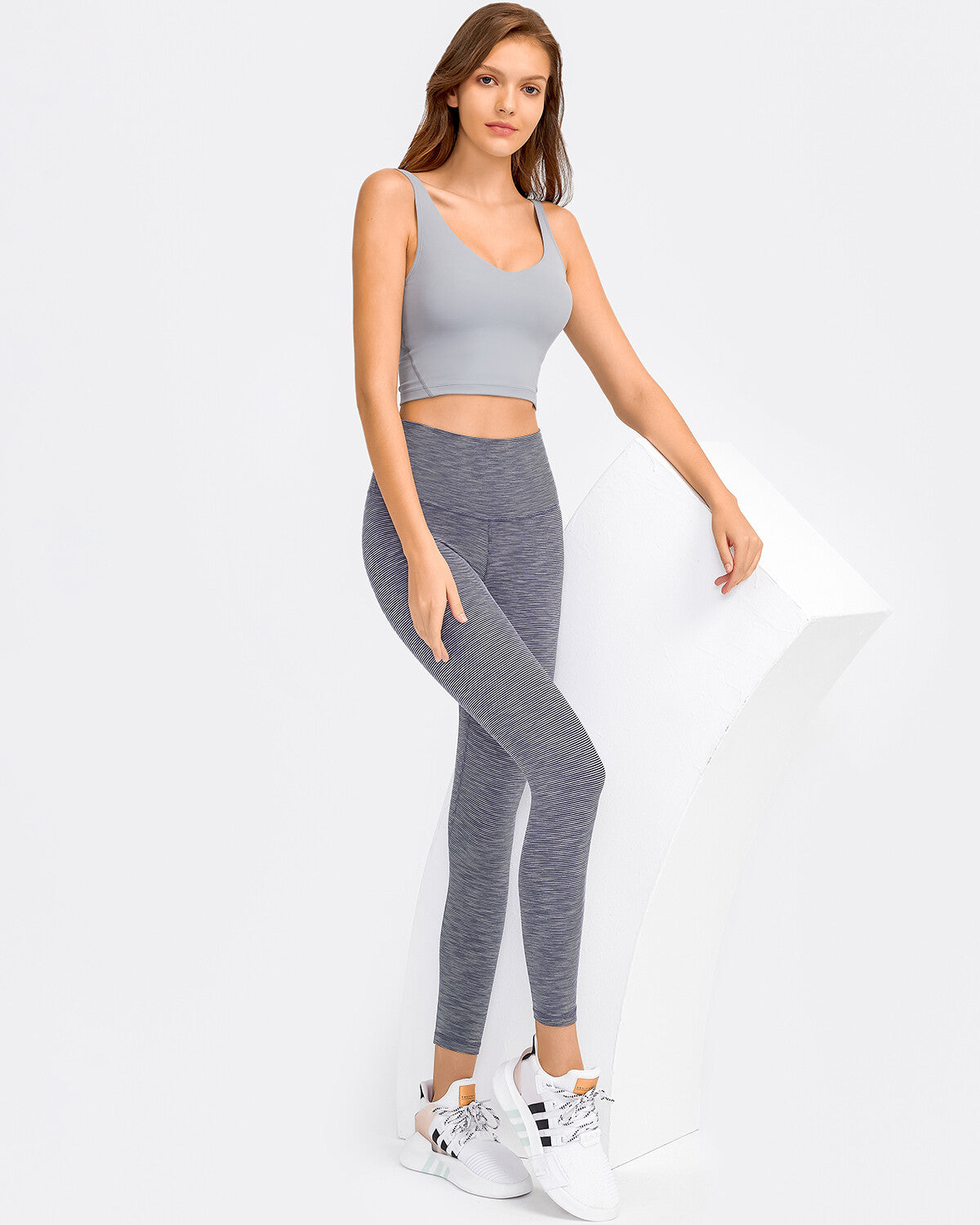 Zinnie Crop Top - Slate Grey