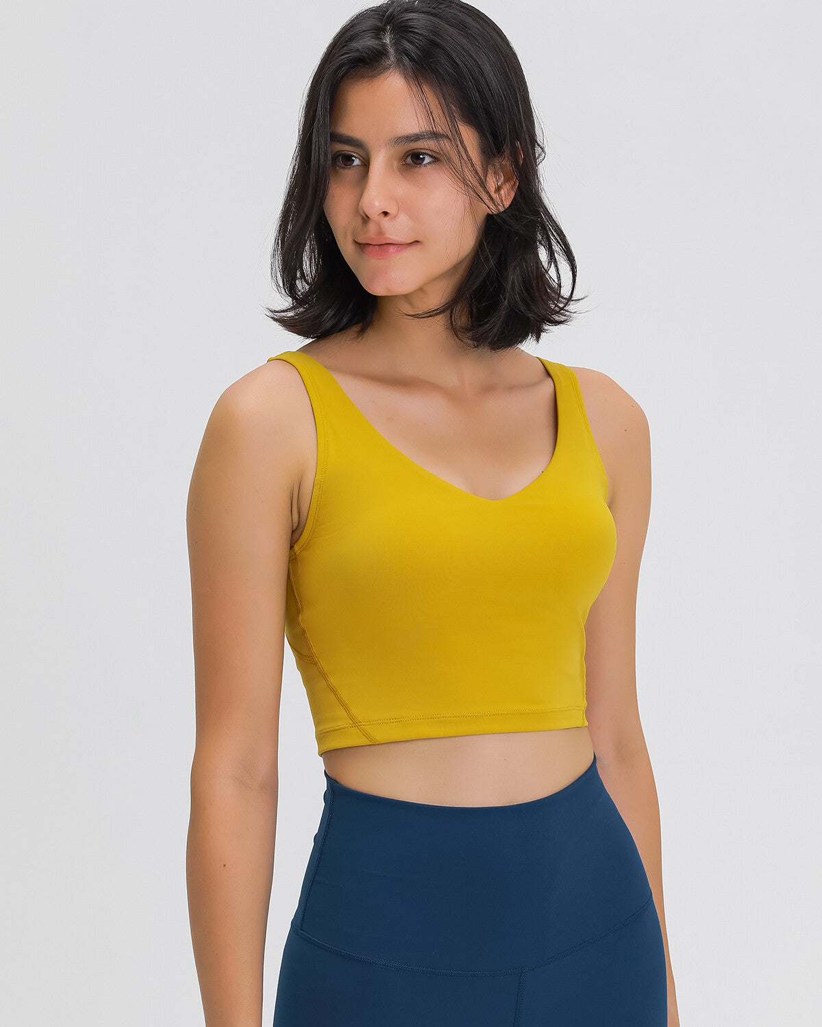 Zinnie Crop Top - Yellow