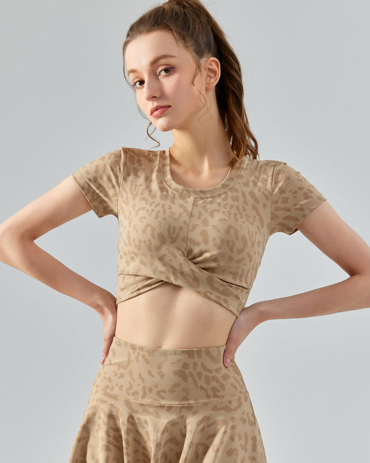 Zendaya Crop Top - Khaki