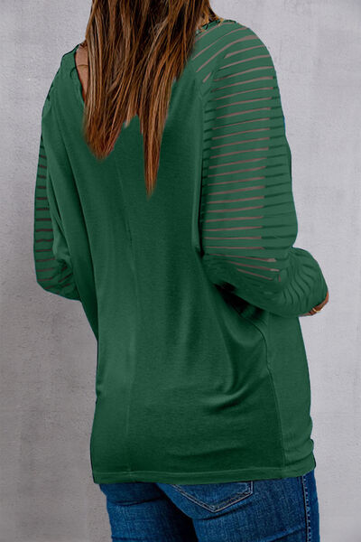 Leena Long Sleeve Top - Green