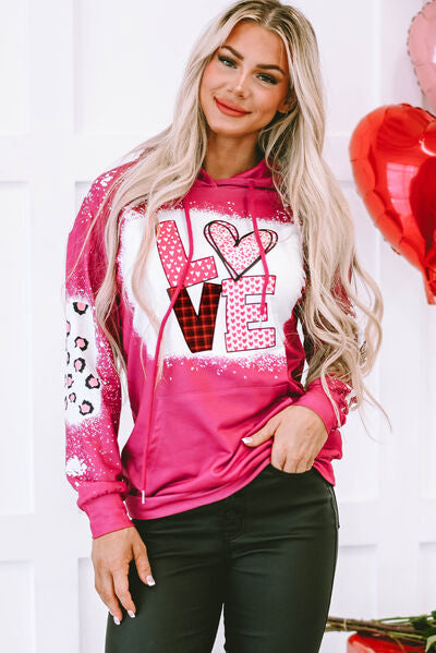 Jenny Hoodie - Hot pink