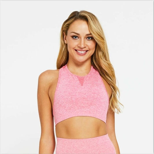 React VELOCITY Sports Crop - Soft Pink