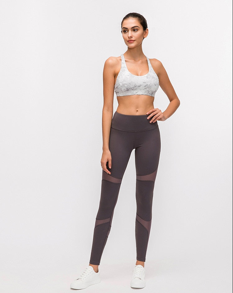 React Seamless PRO Sports Crop - Grey/White