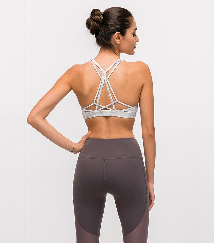 React Seamless PRO Sports Crop - Grey/White