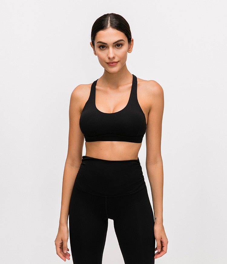 React Seamless PRO Sports Crop - Black