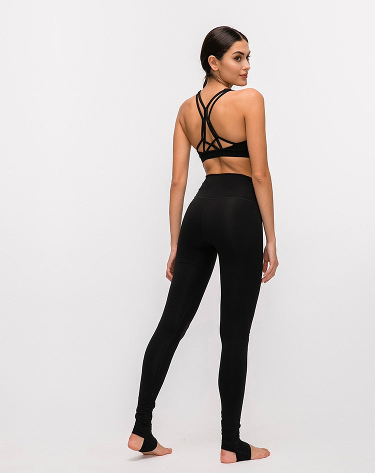 React Seamless PRO Sports Crop - Black