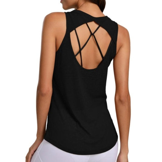 React LUXE CHARGE Mesh Sports Crop - Black