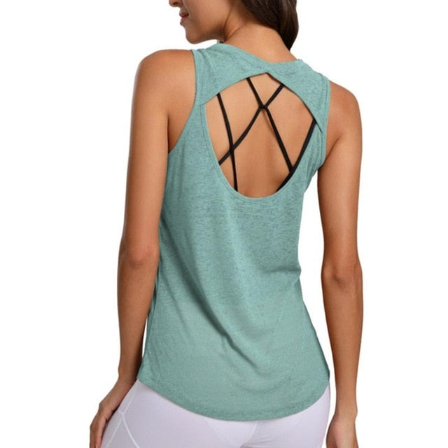 React LUXE CHARGE Mesh Sports Crop - Light Green