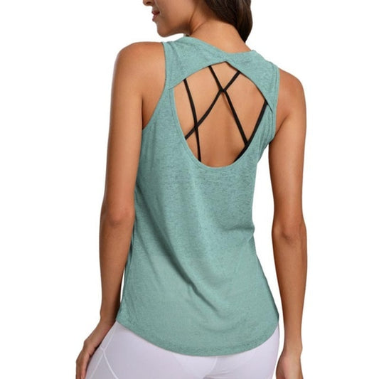 React LUXE CHARGE Mesh Sports Crop - Light Green