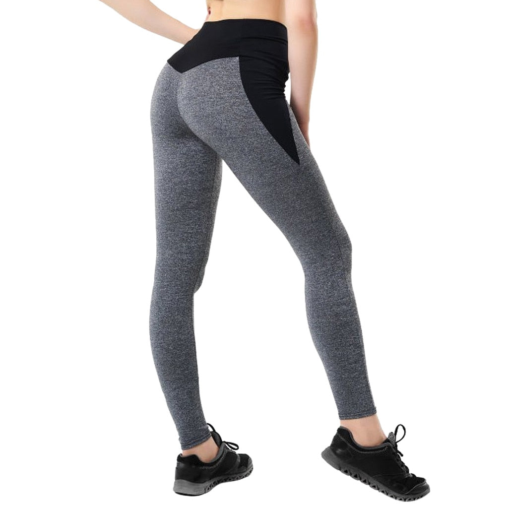 React Seamless Mesh Legging - Grey/Black