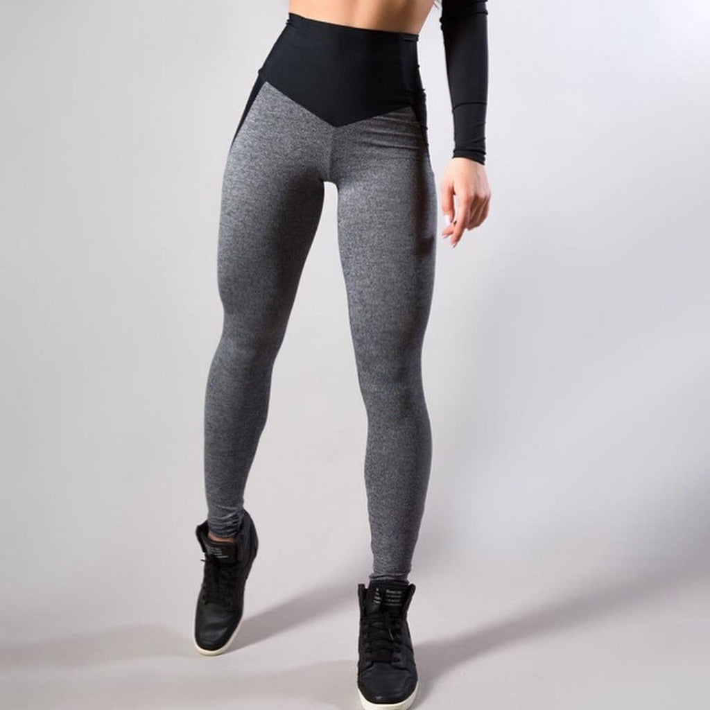 React Seamless Mesh Legging - Grey/Black