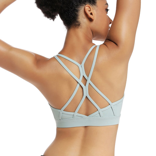 React LUXE Seamless Sports Bra - Mint