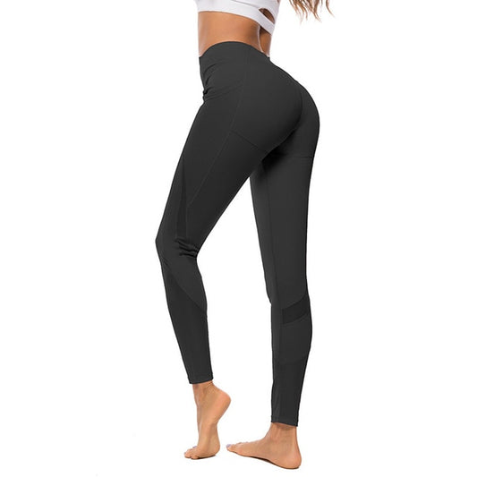 React LUXE Mesh Legging - Black