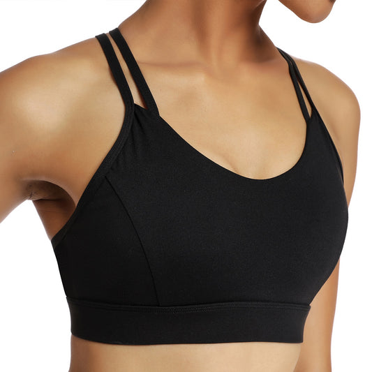 React LUXE Seamless Sports Bra - Black