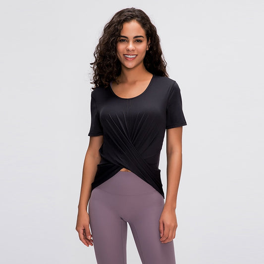 React LUXE Sports Crop - Black