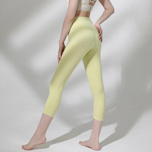 React LUXE Max Support 3/4 Legging - Light Yellow