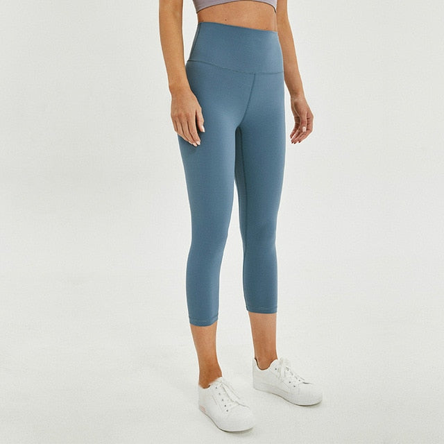 React LUXE Max Support 3/4 Legging - Lake Blue