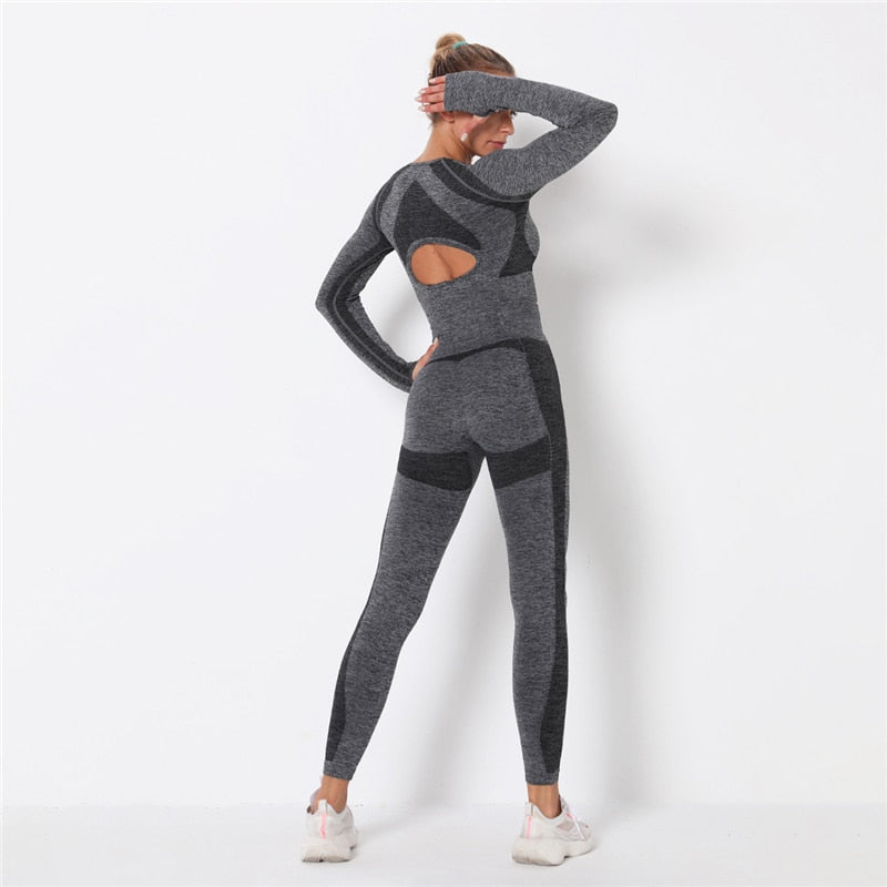 React LUXE Seamless Legging - Dark Grey