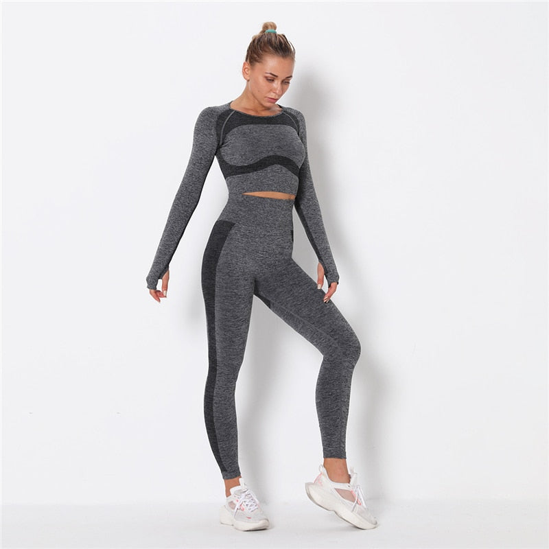 React LUXE Seamless Legging - Dark Grey