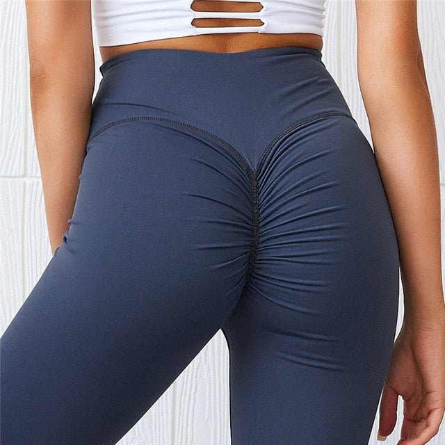 REACT LUXE PREMIUM Scrunch Legging - Navy Blue