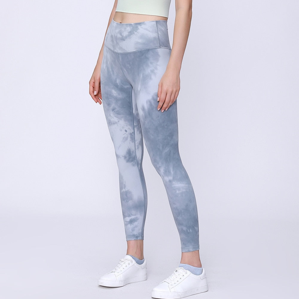 React Tie Dye Sport Legging - Ash