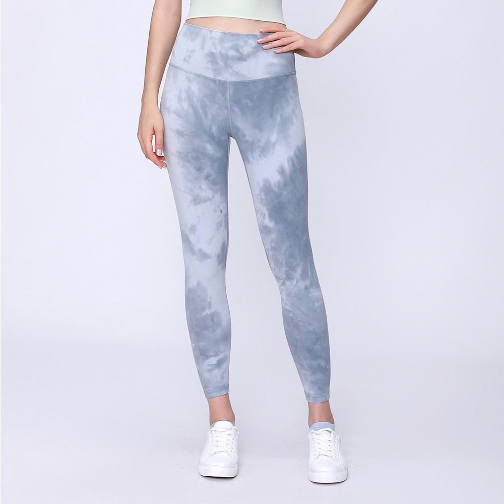 React Tie Dye Sport Legging - Ash