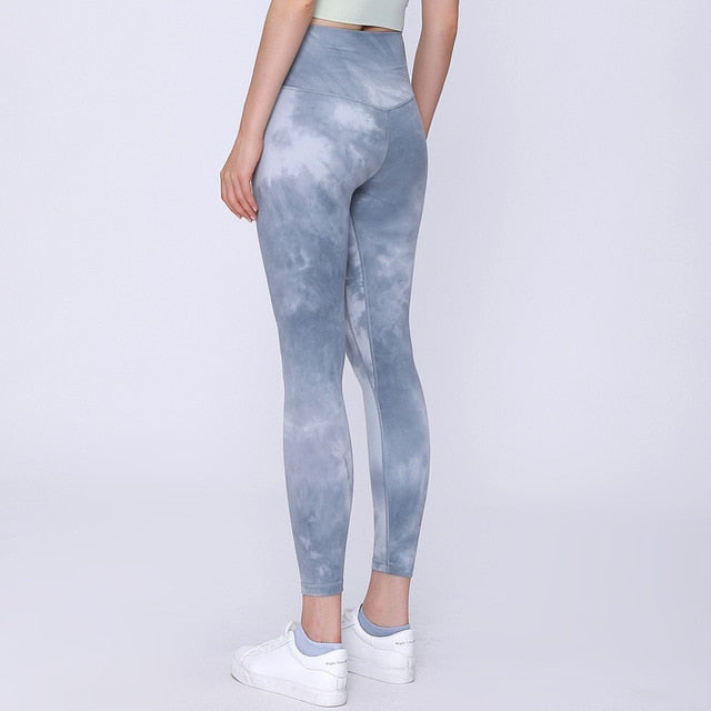 React Tie Dye Sport Legging - Ash