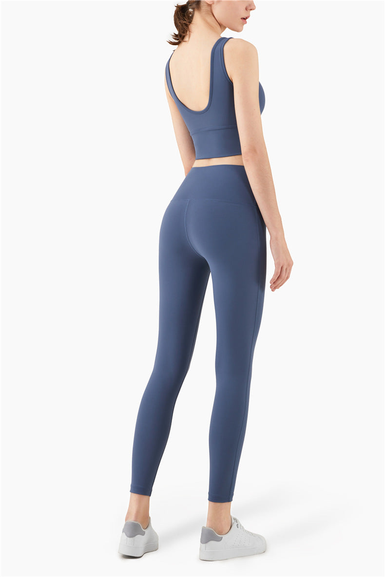 React LIVE LUXE Sports Crop - Dark Blue