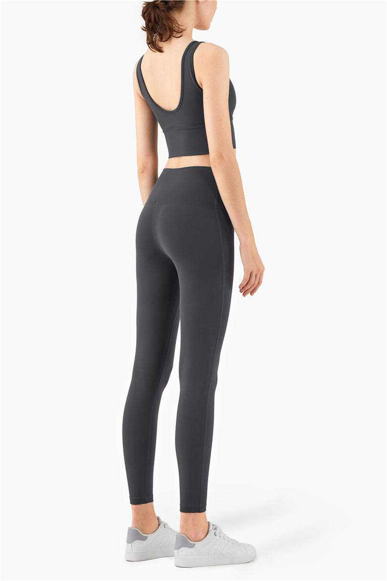 React LIVE LUXE Sports Crop - Black