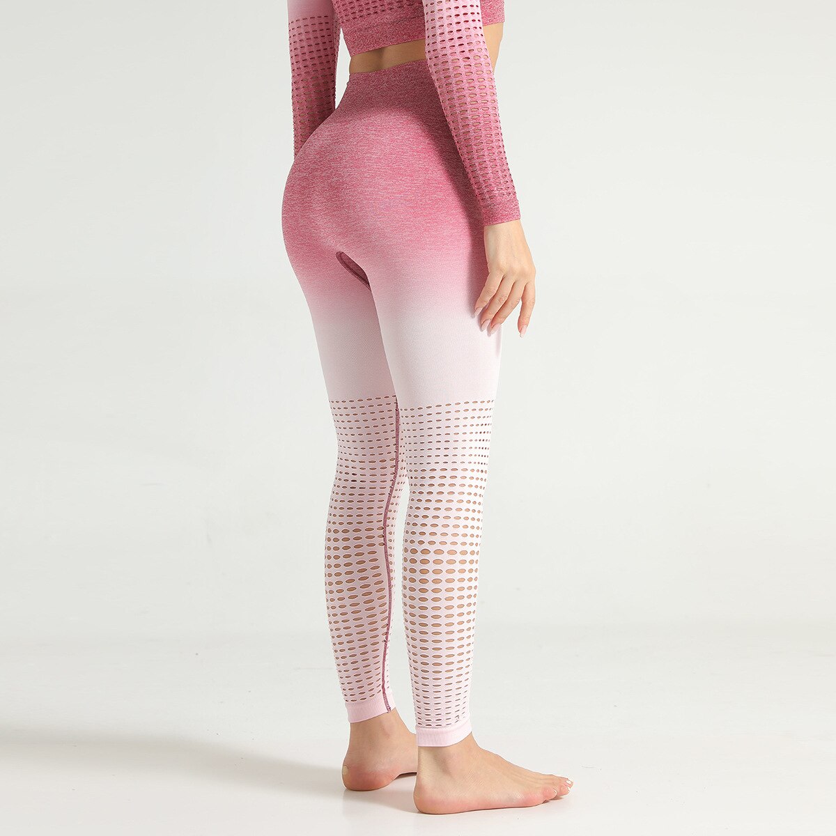 React Seamless Ombre Legging - Rose Pink