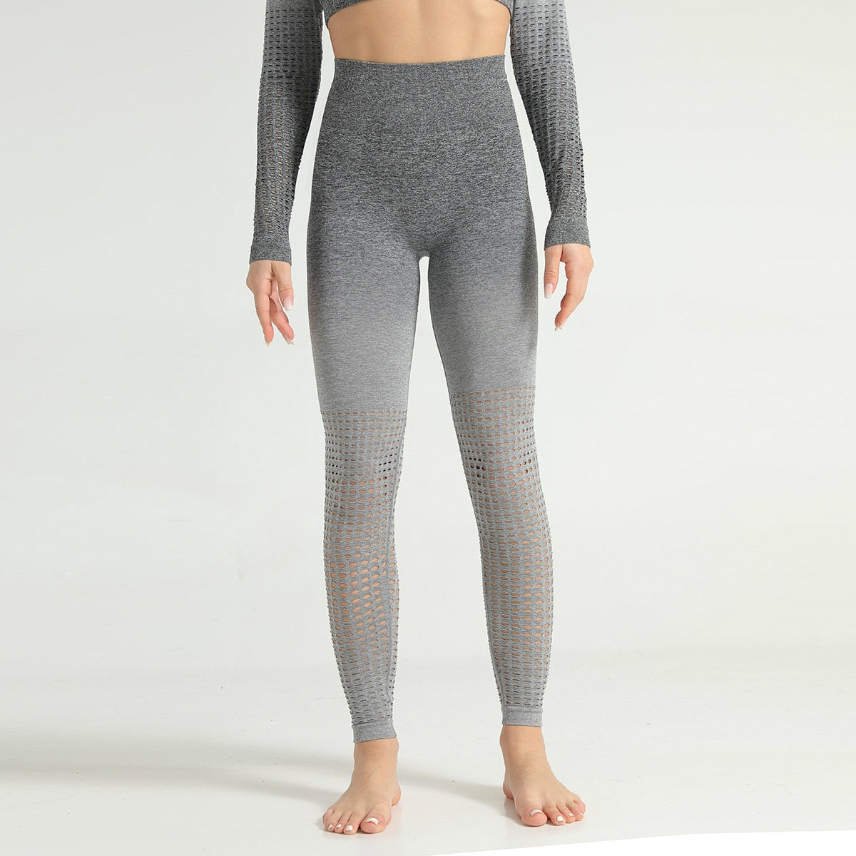 React Seamless Ombre Legging - Grey