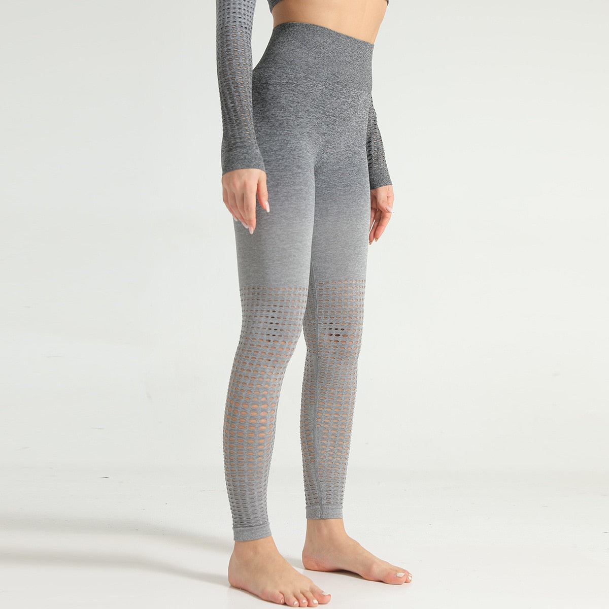 React Seamless Ombre Legging - Grey