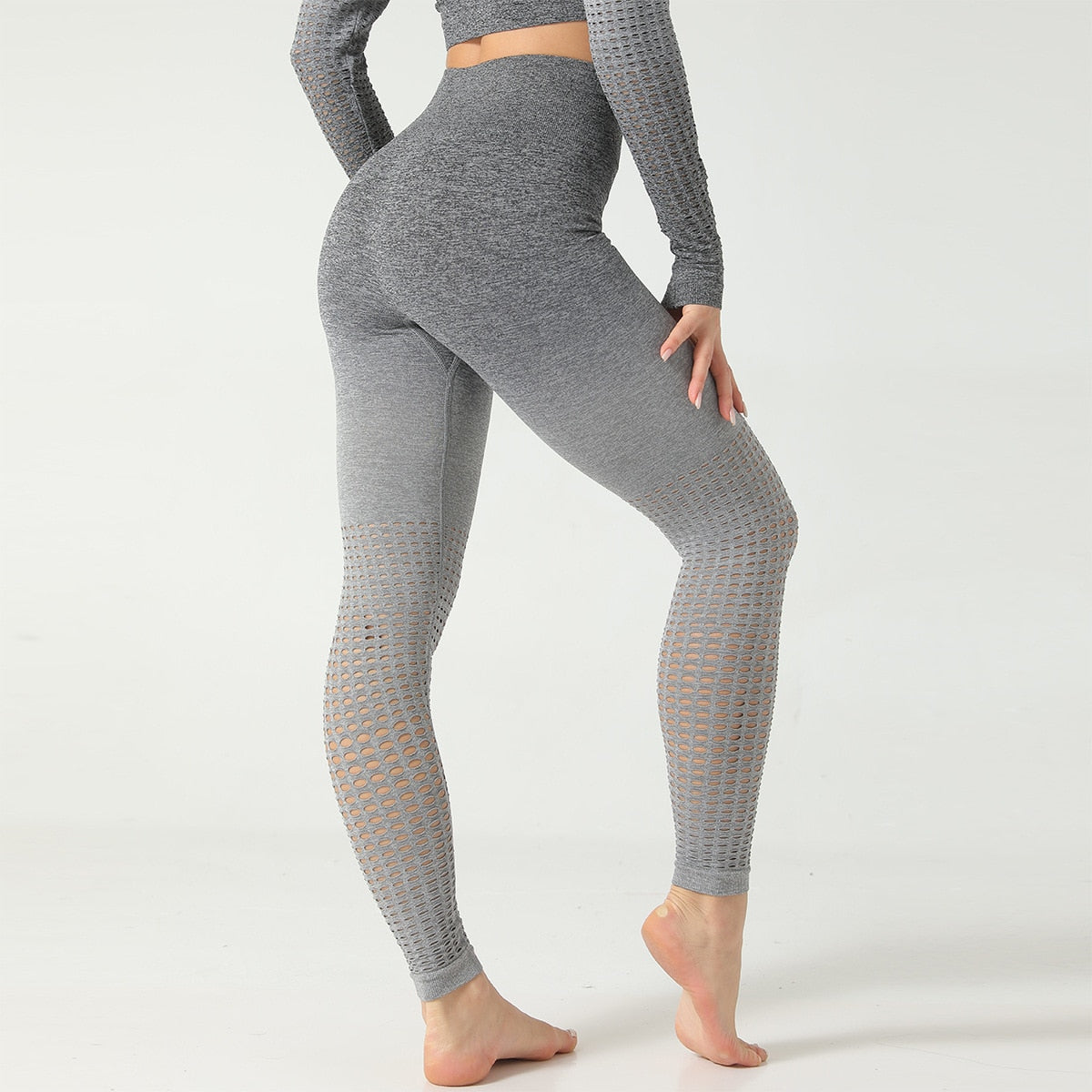 React Seamless Ombre Legging - Grey