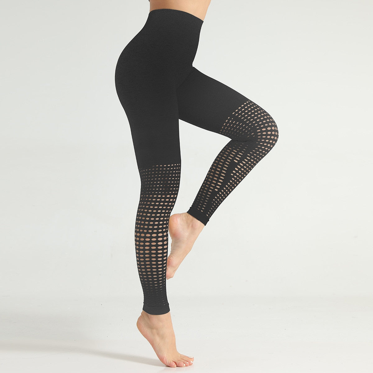 React Seamless Ombre Legging - Black