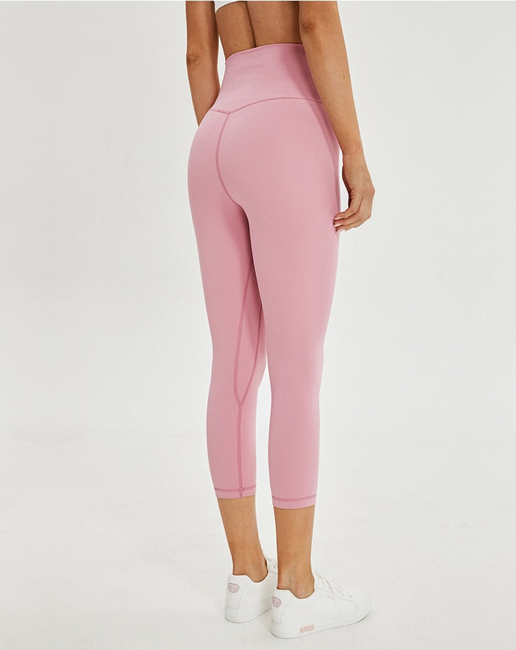 React LUXE Max Support 3/4 Legging - Soft Pink