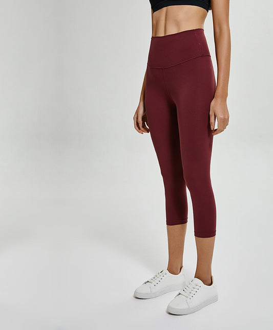 React LUXE Max Support 3/4 Legging - Wine