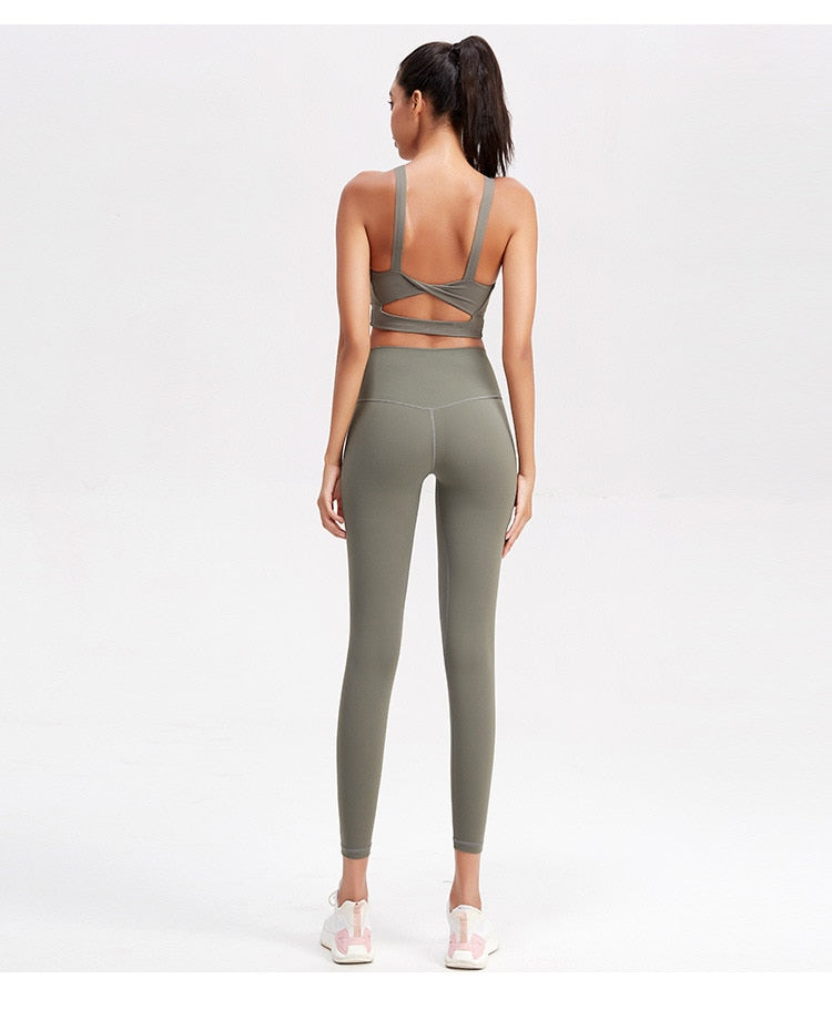 REACT Seamless LUXE Sports Crop - Light Green