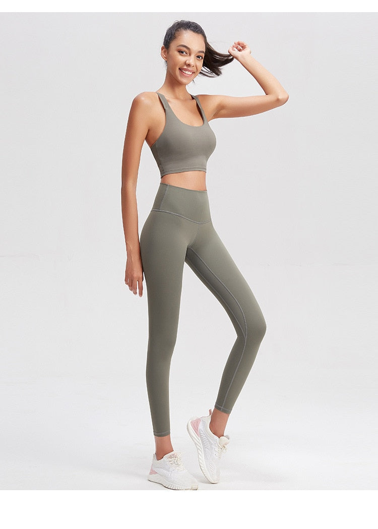 REACT Seamless LUXE Sports Crop - Light Green