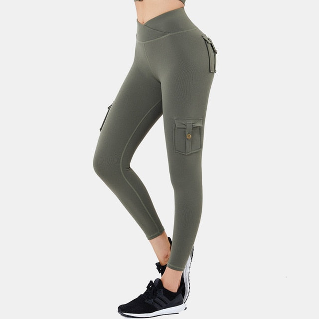 REACT LUXE FLEX Legging - Army Green