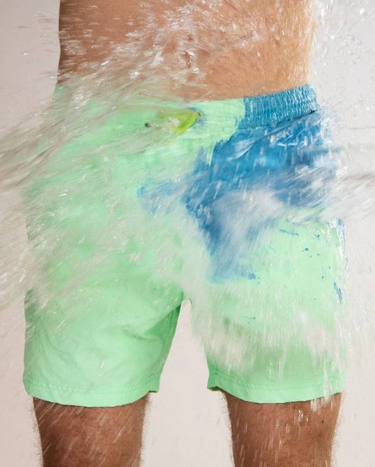 REACT Color Changing Swim Short - Blue/Green