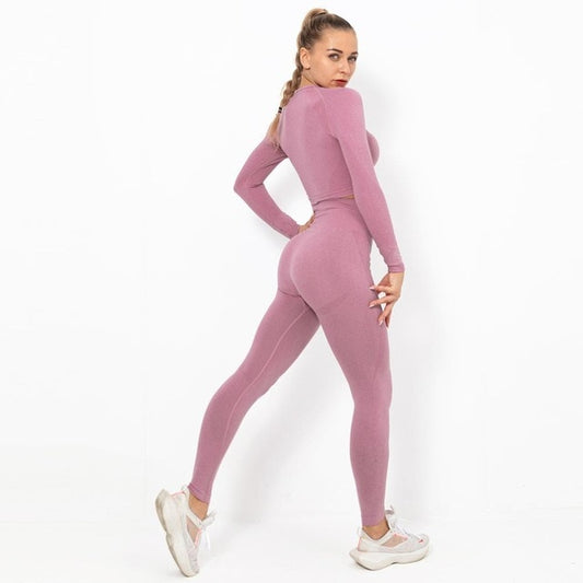 React Seamless LUXE Set - Pink