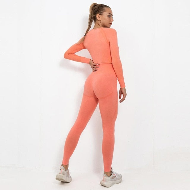 React Seamless LUXE Set - Orange