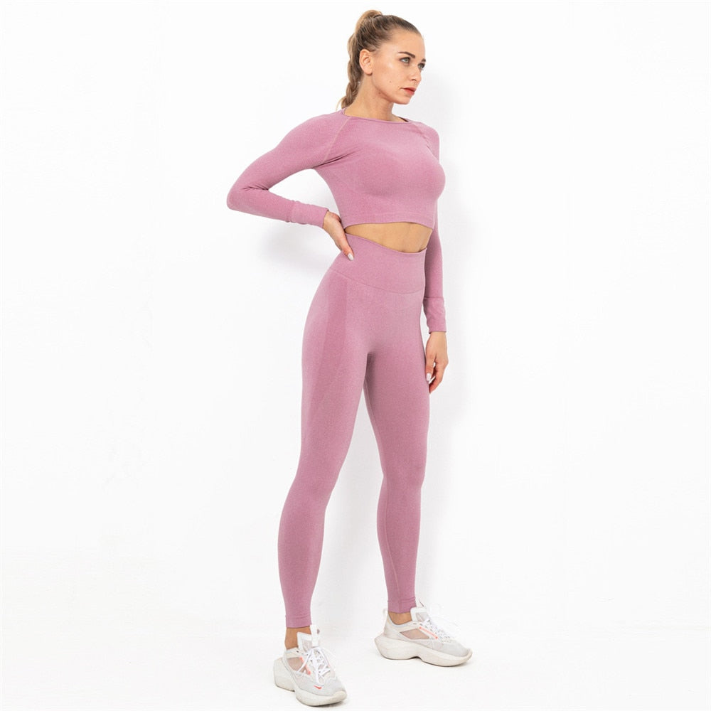 React Seamless LUXE Set - Pink