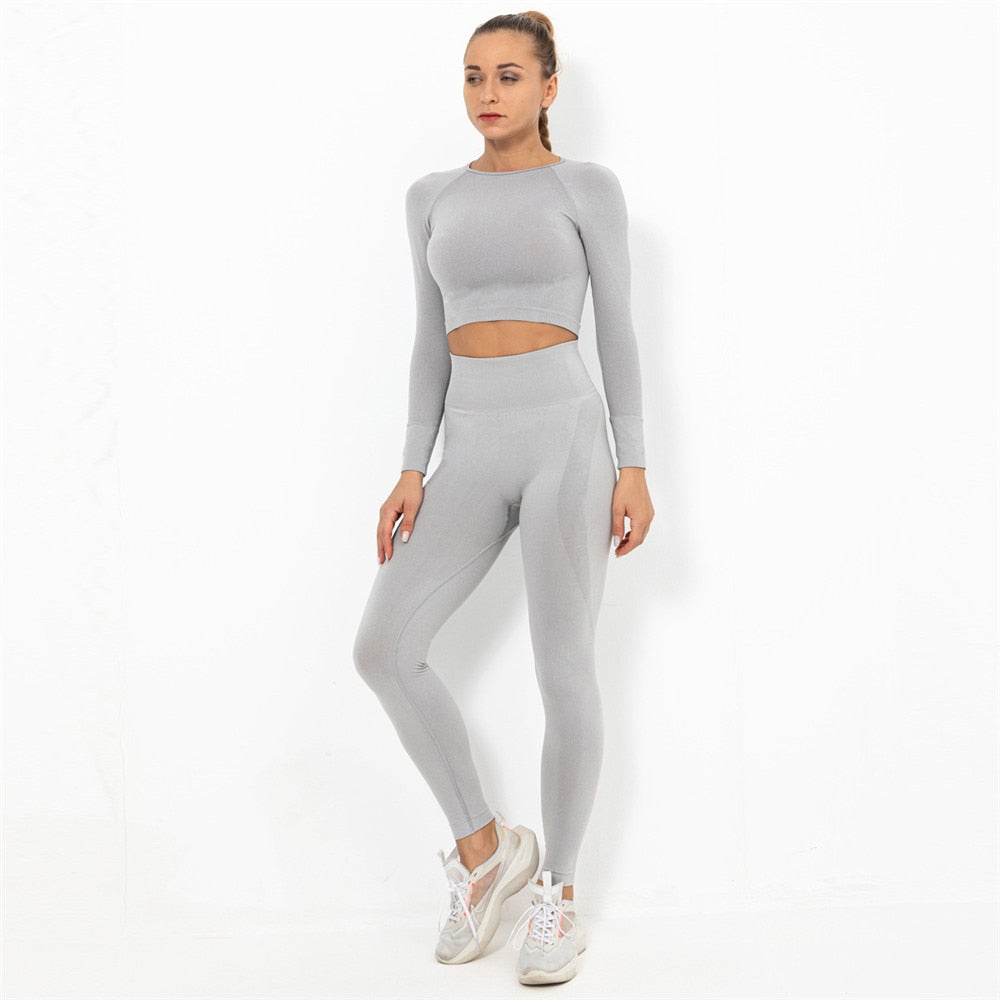 React Seamless LUXE Set - Light Grey