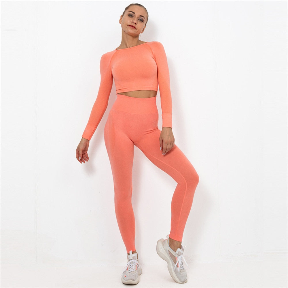 React Seamless LUXE Set - Orange