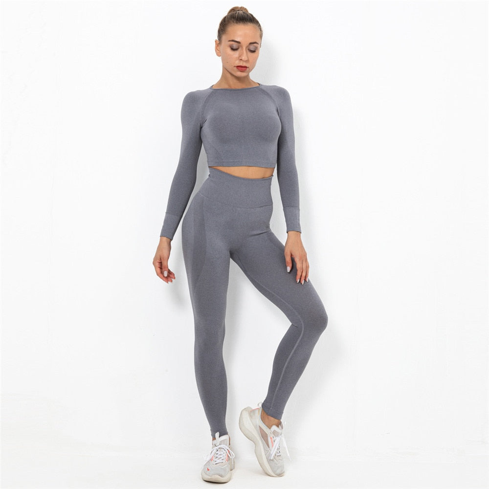 React Seamless LUXE Set - Light Grey