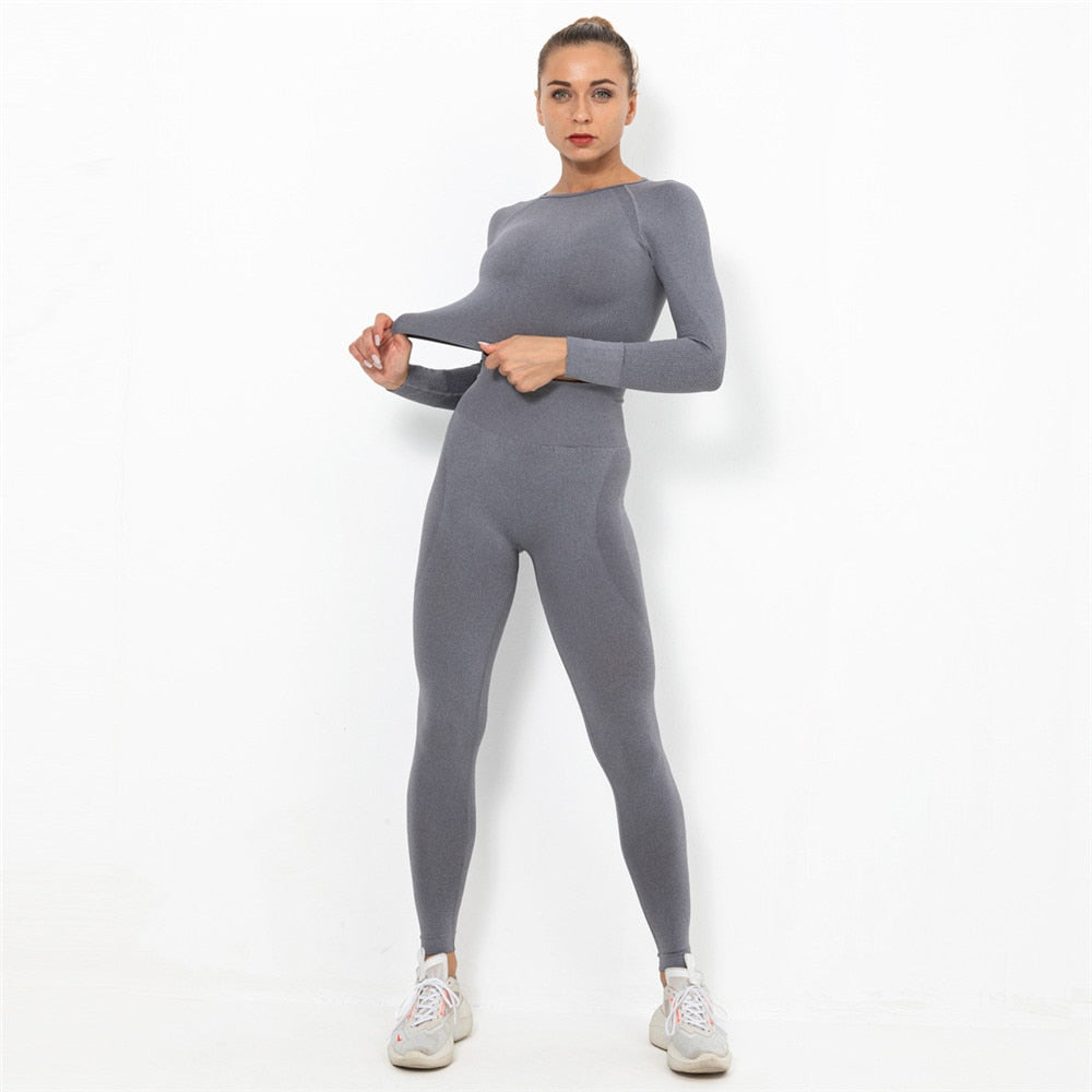 React Seamless LUXE Set - Light Grey