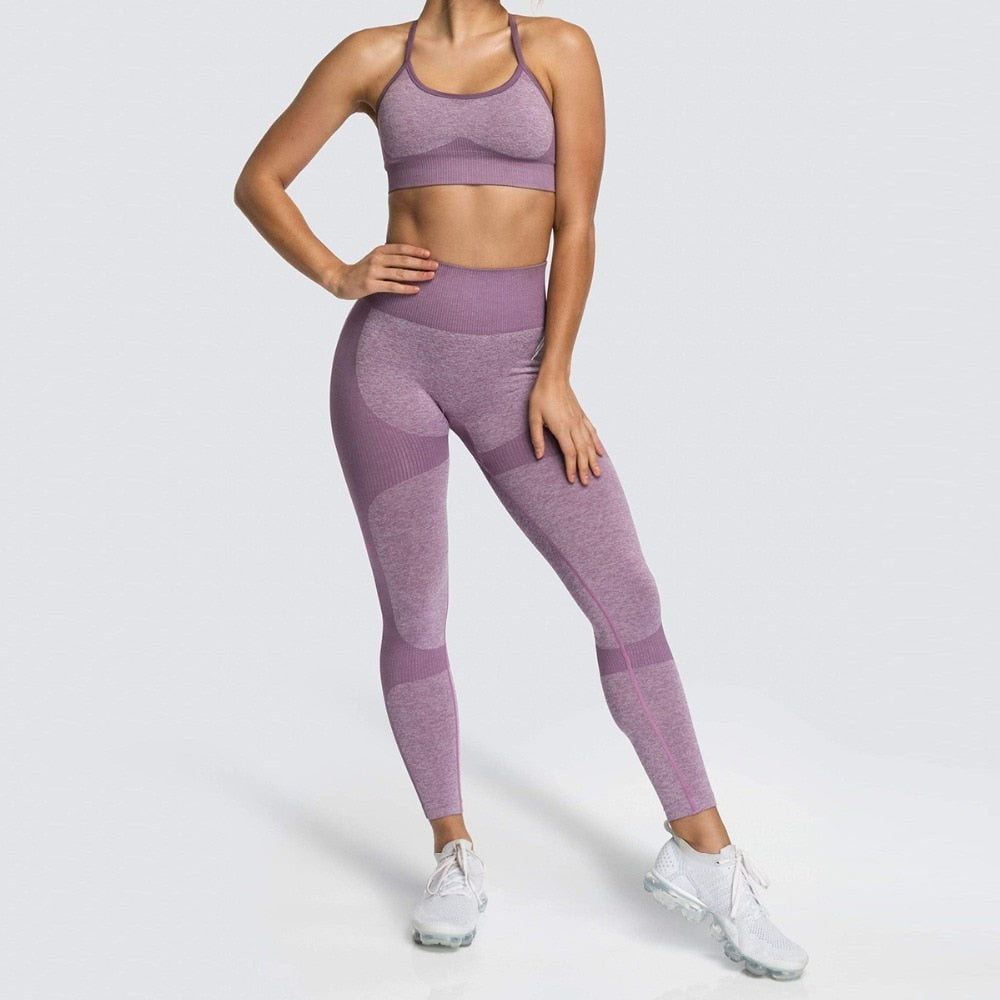 React GRATITUDE Sports Bra - Purple